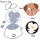 5pcs/Set Cutting Dies Penguin Dog DIY Scrapbook Stencils Emboss Crafts Gift