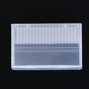 20 hol nail drill bit box plastic display stand container for 3/32" bits dril LJ