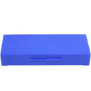 Plastic 50-Place Microslide Slide Microscope Box,blue
