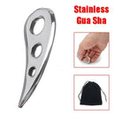 Stainless Steel Massager Scraping Plate Scrapper for Release Pain Relief G L0Z1