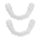 2 x Smile Teeth Cosmetic Veneers Comfort Flex Cosmetic Teeth Cover, White Shade