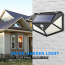 1pc Solar Light 180 LED Waterproof Outdoor Wall Lamps Motion Sensor Lights