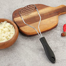 Potato Masher Stainless Steel Potato Ricer Grip Presser Handheld Home Tool 1x