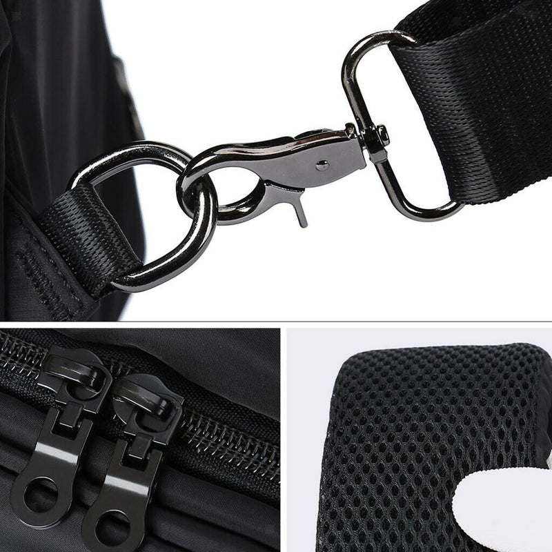 Mens Waterproof Sling Chest Bag Sport Cycling Travel Shoulder Crossbody Backpack