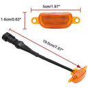 3 Pcs External Amber LED Lights Decoration, Led Front Grille Lights for 200 L6L4