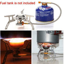 Picnic Camping Stove Burner Split Converter Connector Gas Adapter Tank Z6I3