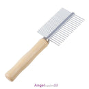 Stainless Steel Pet Dog Cat Hair Fur Double-sided Brush Comb Grooming
