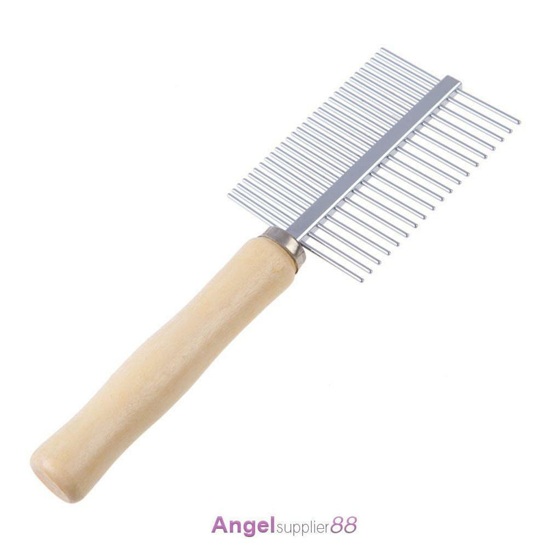 Stainless Steel Pet Dog Cat Hair Fur Double-sided Brush Comb Grooming