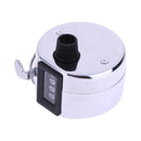 Digital Hand Held Tally Metal Counter 4 Digit Number Manual Clicker Golf Chrome