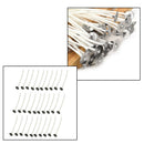 90Pcs Candle Wicks Cotton Core Waxed Wick with Sustainer for Candle Novelt dfs