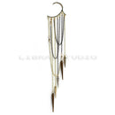 Gothic Punk Rock Spike Long Dangle Chain Tassel Ear Bone Cuff Wrap Clip E CSE