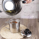 Oil Strainer Pot / Grease Can, 1.5 Quart Stainless Steel Oil Storage Can Co