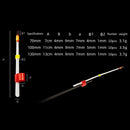 10Pcs Mini Winter Ice Fishing Rod Top Tip 13CM Carbon Fiber Winter Fishing  J2B7