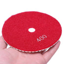 5 inch 125mm Wet Diamond Polishing Pads Marble Granite Grits 400 P1E8
