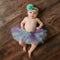 2pcs Baby Gauze Tutu Skirt Headband Set Newborn Photography Props (NO.26)