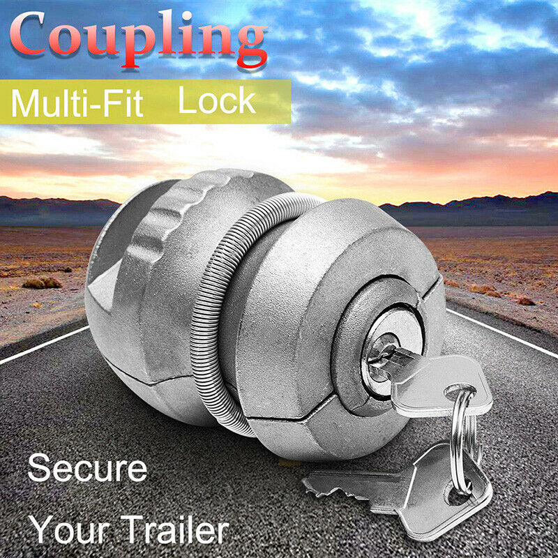 Insertable Hitch Lock Trailer Coupling Hitch Lock Tow Ball Caravan For Security-
