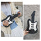 Women'S Piano Music Tote Bag Purse Cute Guitar Shape Crossbody Messenger Sh G2N8