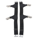 2pcs Sock Suspenders Garter Belt Adjustable Elastic Garter Leg Braces Clip FT