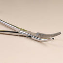 Forceps Hemostatic Clamp Curved Tweezers Stainless Surgical Serrateds
