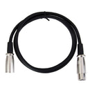 2x Microphone Lead / Mic Cable / XLR Patch Lead Balanced Male to Female Plug