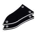 2pcs Black 3 Ply Bell Shaped Truss Rod Cover for Epiphone Guitar Accessories