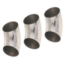3x Car 201 Stainless Steel 2.5inch 63mm Mandrel