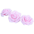 50x Foam Roses Artificial Flower Wedding Bride Bouquet Party Decor DIY Pink