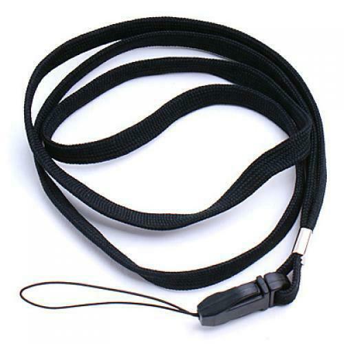 1Pcs 16'' Black Neck Strap Lanyard for Mp3 Mp4 Player Camera Phone ID Card PAD