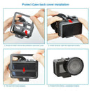 Aluminum Alloy Housing Frame Case With Back Door For Dji Osmo Action Camera