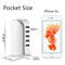 Universal 5 Port USB Wall Travel Charger Desktop USB Hub Charging Stati TOX