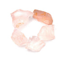 Natural Pink Fluorite Quartz Crystal Stones Rough Polished Gravel Specimen IO BX