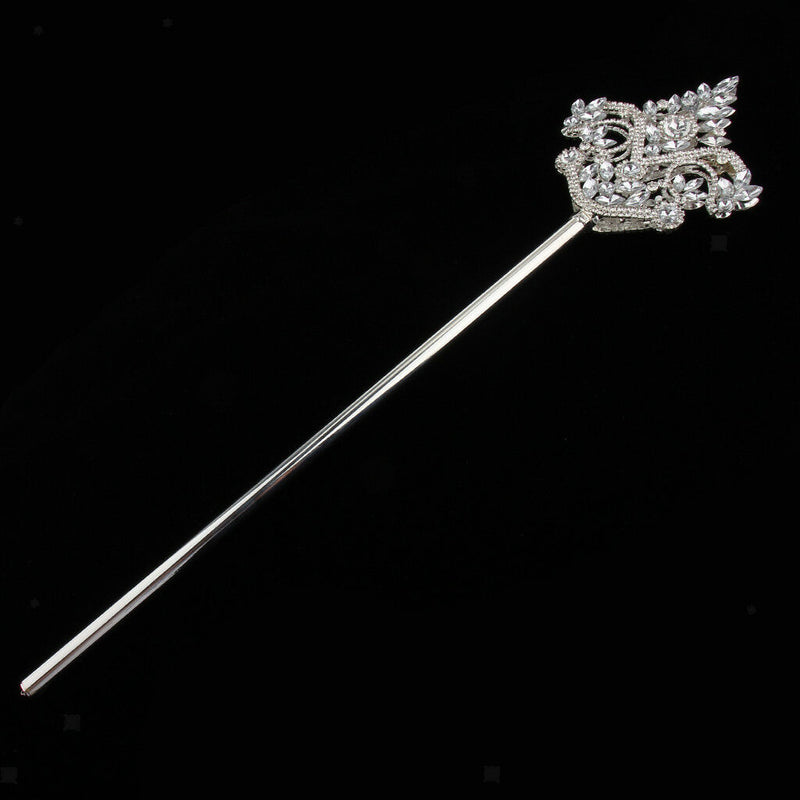 Dazzling Bridal Scepter Pageant Bridal Fairy Magic Wand Party Photo Props