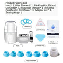 Tap Water Filter, Faucet Filtration System with Ceramic Filter Element, Reduces