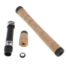 Long Handle Soft Cork Grip Baitcast Fishing Rod Handle and Plastic Reel Seat
