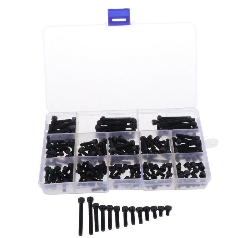 Black-force 12.9 Screw Alloy Level Hexagon Steel Plug Head Cap Screws Series Set