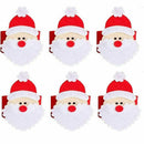 8pcs Christmas Napkin Rings Napkin Holder Party Banquet Dinner Table Decor K9L9