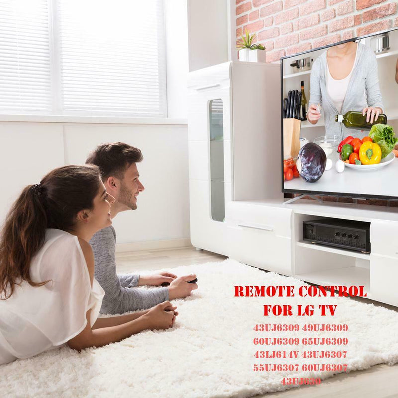 Wireless TV Remote Controller Replacement for LG Smart TV with Netflix Black K1B