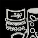 Delicate Xmas Gift Stocking Metal Cutting Dies Scrapbooking Photo Album Deco ME