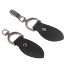 1 Pair Handmade Leather Toggle Buttons Coats Trench Duffle Jackets Fasteners