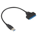 Lovoski USB 3.0 To SATA 22 Pin USB Adapter Cable For 2.5" SATA HDD SSD