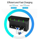 8 Slots Rechargeable Intelligent Battery Charger for RCR123A 16340 16350 Battery