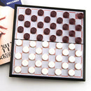 50 PCS Magnetic Checkers Draughts Folding Chessboard Travel Game Educational