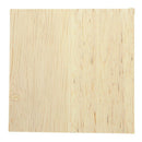 Natural Wood Appliques Square Flower Carving Decals Decorative Wooden Mould