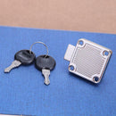 Cold Rolled Steel Zinc Alloy 138C-22 Drawer Lock Cabinet Locker with 2 Keys