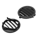 Car Left and Right Side Dash A/C Air Vent Grilles ABS Black for Mercedes-Be