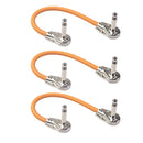 6.35mm Male to 6.35 Male Guitar Pedal Copper Braid Cable for Guitar Effect Pedal