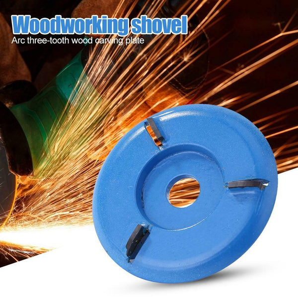 3 Teeth Plane Wood Carving Disc Polishing Grinding Tool Milling Cutter SN9F
