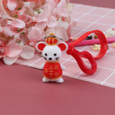 1pc Lucky mouse keychain Pendant key chain Holder Best New Year Gifts for Kid@