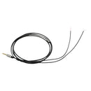 DIY Replacement 1.2m Audio Cable Repair Headset Wire Black and gray
