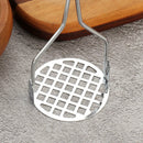 Potato Masher Stainless Steel Potato Ricer Grip Presser Handheld Home Tool 1x